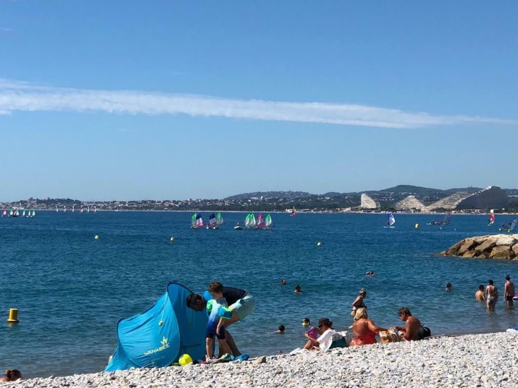 Front Beach Luxury Near Nice Airport Cagnes-sur-Mer Exteriör bild
